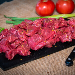 Ebert Grown Beef Stew Meat available at Salmon's Meat Products and online for shipping